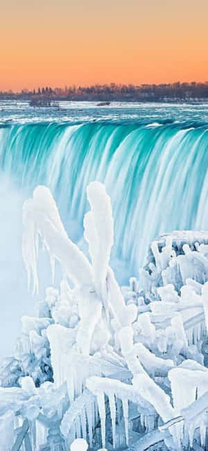 Iphone X Niagara Falls Background — iPhone 14 Pro Max Wallpaper