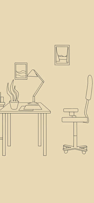 Iphone Xs Office Background — iPhone 13 Mini Wallpaper