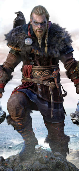 Iphone Xs Assassin's Creed Valhalla Background — Galaxy S24 FE Wallpaper