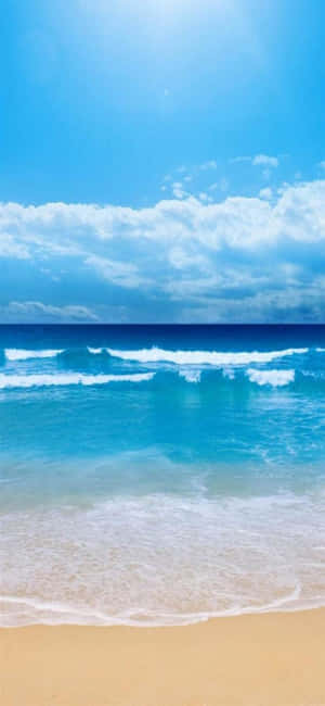 Iphone Xs Beach Background — iPhone 16 Pro Max Wallpaper