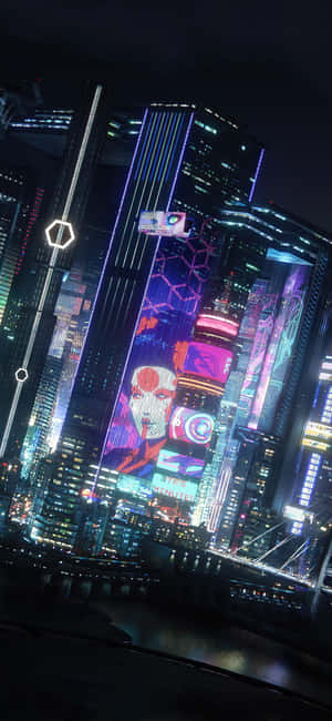 Iphone Xs Max Cyberpunk 2077 Background — Oppo A6s Wallpaper