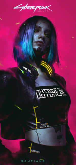 Iphone Xs Max Cyberpunk 2077 Background — Galaxy S25 FE Wallpaper