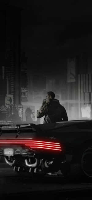 Iphone Xs Max Cyberpunk 2077 Background — Tecno Spark 40 Pro Wallpaper