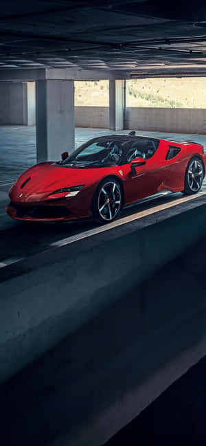 Iphone Xs Max Ferrari Background — iPhone 12 Wallpaper
