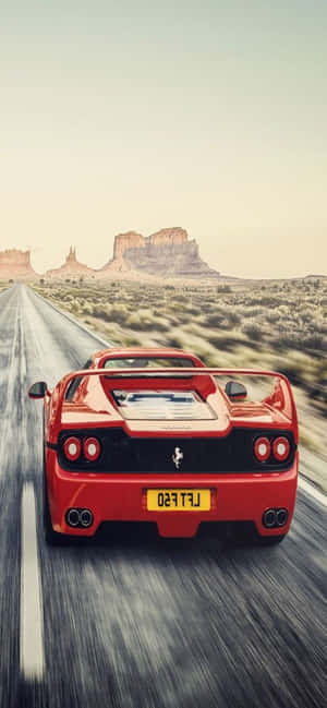 Iphone Xs Max Ferrari Background — Galaxy S25 FE Wallpaper