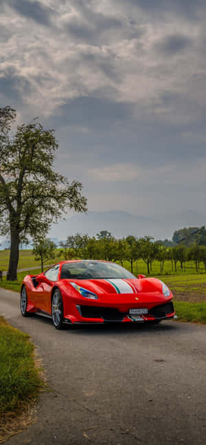 Iphone Xs Max Ferrari Background — iPhone 17 Wallpaper