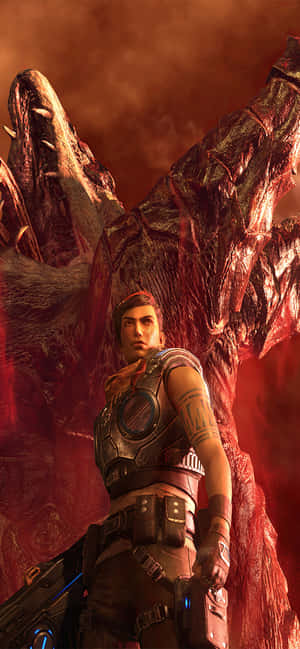 Iphone Xs Max Gears Of War 5 Background — Samsung S23 Wallpaper