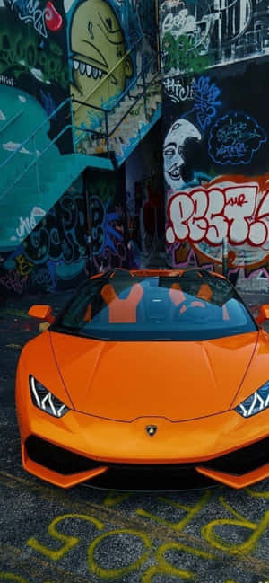 Iphone Xs Max Lamborghini Background — iPhone 14 Plus Wallpaper