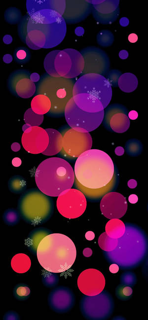 iPhone XS Max OLED Colorful Circles — Pixel 8 Wallpaper