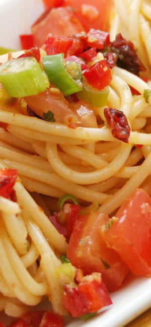 Iphone Xs Pasta Background — iPhone 12 Pro Max Wallpaper