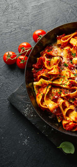Iphone Xs Pasta Background — iPhone Xs Max Wallpaper