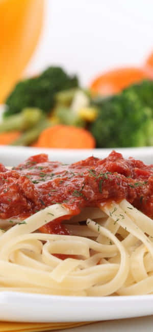 Iphone Xs Pasta Background — iPhone 12 Pro Wallpaper