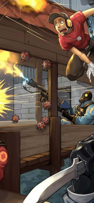 Iphone Xs Team Fortress 2 Background — iPhone 14 Pro Max Wallpaper