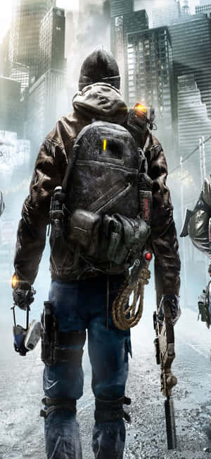 Iphone Xs The Division Background — iPhone 15 Pro Wallpaper