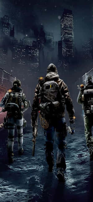 Background ng iPhone Xs na The Division — iPhone 11 Pro Wallpaper