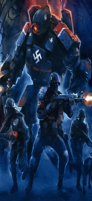 Iphone Xs Wolfenstein Ii Background — iPhone 18 Pro Wallpaper
