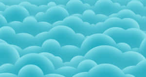 isang asul na background na may mga ulap sa langit — Nakatutuw na asul Wallpaper