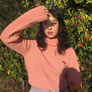 Mga larawan ng Aesthetic na babae — Pastel pink aesthetic Wallpaper