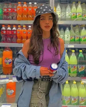 Mga larawan ng astetikong dalaga — Aesthetic na babae GIF Wallpaper