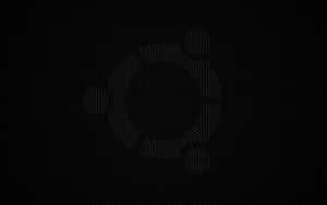 isang itim na background na may bilog dito — Dark mode Wallpaper