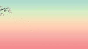 Simpleng Background — Cherry blossom Wallpaper