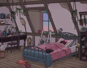 Mga larawan ng Anime Room — Anime room GIF Wallpaper