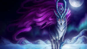 Lobo ng Galaksi na background — Galaxy na lobo Wallpaper