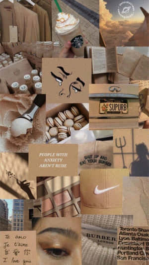 Aesthetic Brown na mga larawan