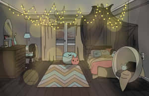 Mga larawan ng silid na anime — Anime room GIF Wallpaper