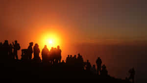 Background ng pagsikat ng araw — Sunrise Wallpaper