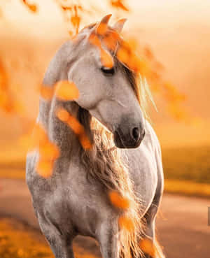 Mga larawan ng magiliw na kabayo — Cute horse Wallpaper
