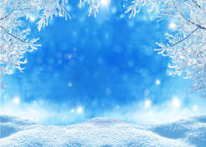 Background ng Niyebe sa Taglamig — Winter Aesthetic Wallpaper