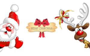 Isang Masayang Pagsasama-sama sa Pasko — Nakakatawang pasko Wallpaper
