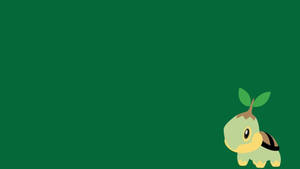 Isang-mata na cute na Green Turtle wallpaper — Astig na pagong Wallpaper