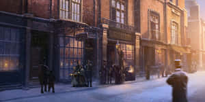 A Christmas Carol background — Isang awit pasko Wallpaper