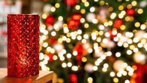 Background ng mga Ilaw ng Pasko — Christmas Tree Wallpaper