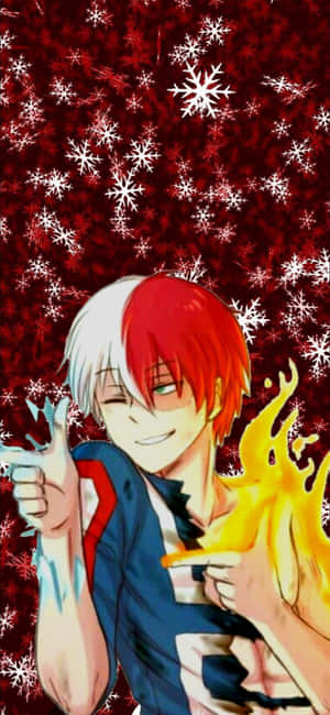 Mga larawan ng Anime Christmas — iPhone Xr Wallpaper
