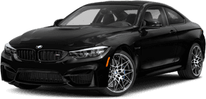 Itim na BMW M4 Coupe Side View