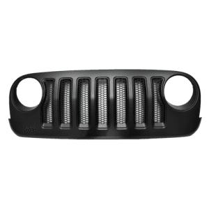 Itim na Jeep Grill Harapan