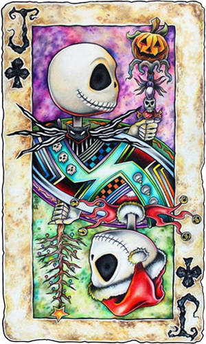Si Jack Mula sa The Nightmare Before Christmas Bilang Isang Card