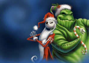 Jack Skellington, ang Pumpkin King ng Halloween Town — Nightmare before christmas GIF Wallpaper