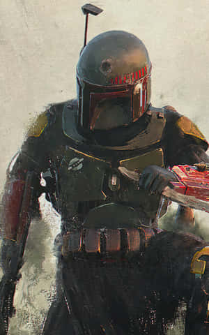 Jango Fett - Intergalactic Bounty Hunter — Nubia Flip2 Wallpaper