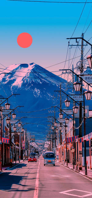 Japan Mt. Fuji Vibes wallpaper — iPhone 16 Plus Wallpaper