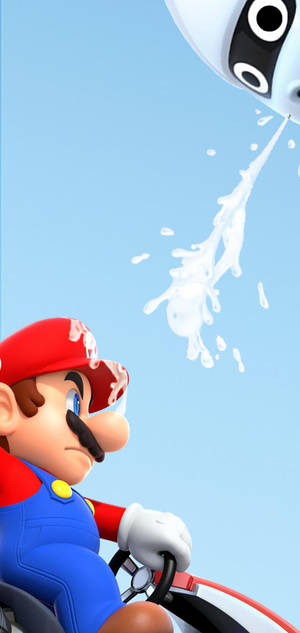 3D Galaxy S10 Plus Super Mario wallpaper — iPhone 15 Wallpaper