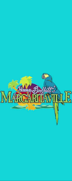 Jimmy Buffett's iconic Margaritaville logo — Galaxy Z Fold 6 Wallpaper