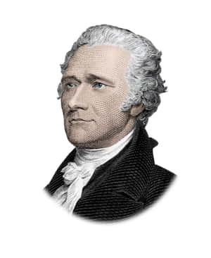 Mga Larawan ni Alexander Hamilton — Galaxy Z Fold 5 Wallpaper