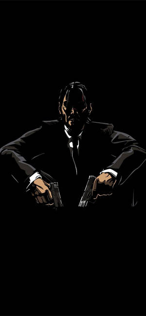 John Wick vector art iPhone 12 wallpaper — iPhone 18 Pro Max Wallpaper