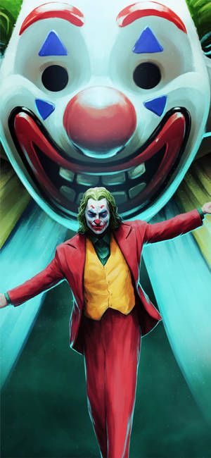Wallpaper ng ilustrasyong sining ng Joker 2019