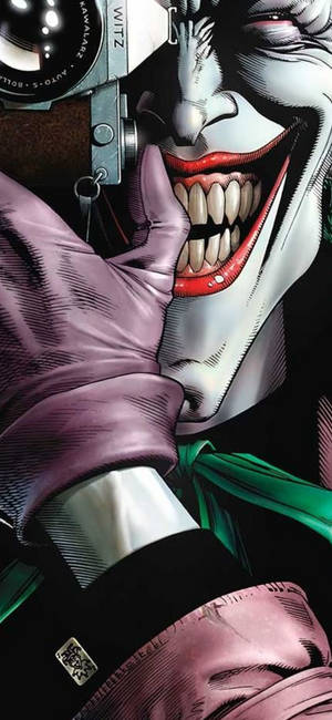 Joker Punch Hole — Samsung S23 Wallpaper