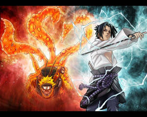 Kahanga-hangang Naruto Kasama si Sasuke